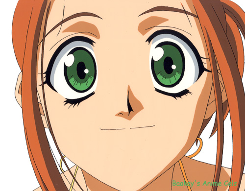 Extreme close-up on Aihara Nanna.  My, what big eyes you have!