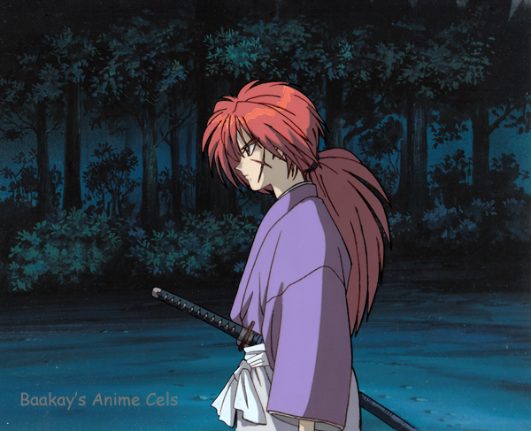 Kenshin strides purposefully through the dark - toward Jine.