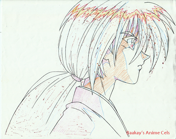 Profile of Kenshin's right side.