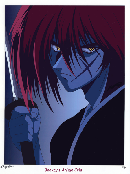 Let us pause for a moment to consider the feral beauty that is Kenshin as he turns Battousai. 