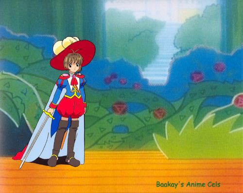 Sakura as Prince Charming in the Sleeping Beauty play.