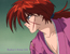 Kenshin snarls at himself after getting tagged in a fight.