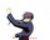 Mikagami in school uniform shaking his fist.  