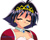 Amelia in her royal garb.
