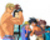 A shirtless Gateau shows off his substantial upper body musculature.